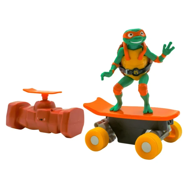 Teenage Mutant Ninja Turtle Half Pipe Remote Control Michelangelo, Green & Orange